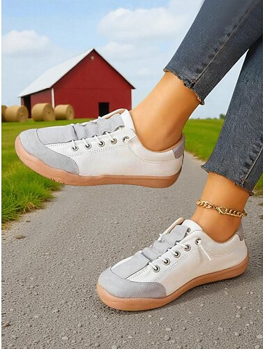  Dámské pohodlné boty širokého střihu – stylové ležérní tenisky pro široká chodidla, ideální na procházky venku, každodenní nošení a cestování