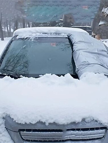  בידוד הגנה מפני השמש לרכב מגן שמש קדמי מגן שלג מגן שלג אוניברסלי עמיד בפני אבק 200 על 70 ס"מ