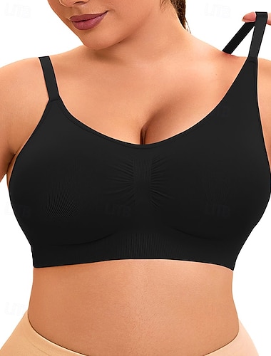  Damen Sexy Dessous BH RückenfreiNightwearNylon Einfarbig Sport Mode Schwarz Braun Rosenrot Frühling & Sommer Herbst Winter