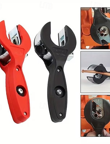 Coupe-tubes à cliquet professionnel - construction robuste en acier poli, poignée ergonomique antidérapante, entraînement hexagonal 1/4" pour cuivre, aluminium, fer, acier inoxydable, PPR &pour les