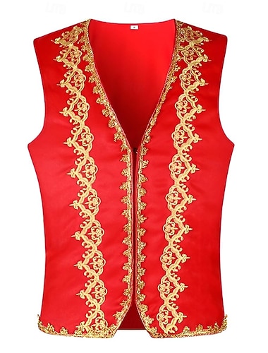  Veste Prince Aristocrate Rétro Vintage Rococo Victorienne Adultes Unisexe Halloween Carnaval Mascarade Carnaval Mascarade Se déguiser