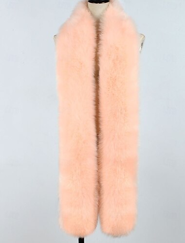  Bontstola's Damesomslag Elegant Mouwloos Imitatiebont Bruiloftsomslagen Met Pure Kleur Voor Feest Herfst