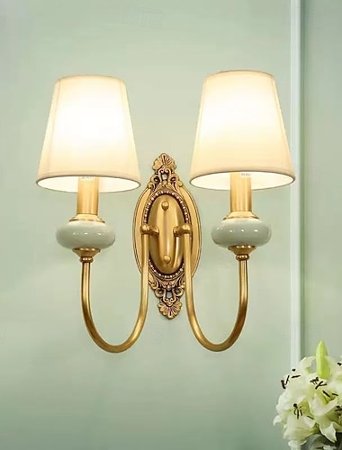  Interno Moderno Lampade da Parete per Interni Sala da pranzo Rame Luce a muro 110-120V 220-240V
