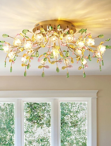  LED-pendellampe lysekrone gull 7/13/16/19 hoder sputnik-design metall sputnik-malte overflater moderne nordisk stil 110-240v