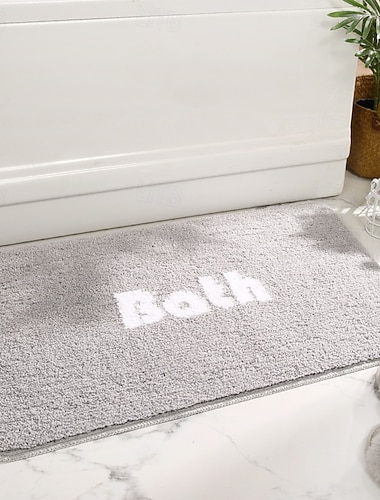  Badematte, rutschfest, saugfähig, Bodenmatte für Badezimmer, Eingangsbereich, Toilette, weiche Willkommensmatte