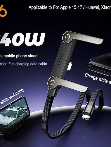  1 balení USB C kabel Bleskový kabel 100 W 5FT USB A na USB C USB C na USB C USB C na Lightning 6 A Nabíjecí kabel Rychlé nabíjení Vysoký přenos dat Nylonové pletené Odolné Magnetické Pro iPhone