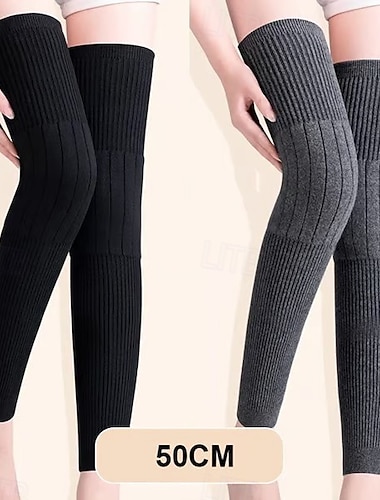  3 par knebeskyttere, støtte og beskyttelse for menn og kvinner, justerbare kompresjonshylser for sport, trening og lindring av leddsmerter