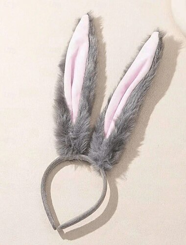  Karneval 2026 Stirnband Kopfbedeckung Hasenoffizier Hasenpolizei Tierdetektiv Niedlich Erwachsene Unisex Karneval Party Leistung Verkleiden