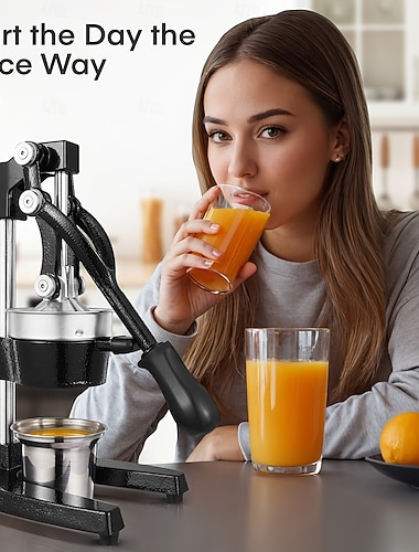  Professionelle Zitruspresse, manuelle Zitruspresse – für große Früchte wie Orangen und Zitronen