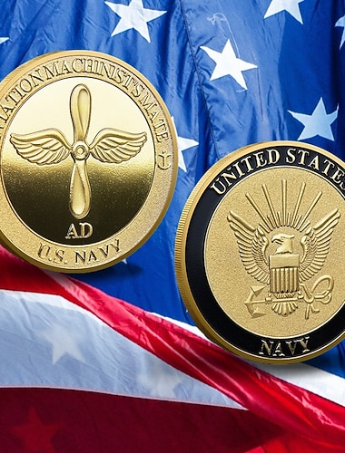  U.S. Marine Corps commemorativ mynt – USAs 250-årsjubileum jernkunst militær utfordringsmynt metall samlermedalje marinesoldater og patriotiske gaver semikvincentenial
