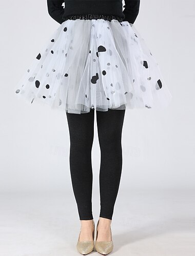  Costume élégant Tutu Jupe en tulle Rétro Vintage Années 1980 Adulte Femmes Halloween Carnaval Soirée Performance Se déguiser