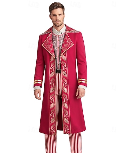  Outfits Retro Vintage Rokoko Mittelalterlich Erwachsene Unisex Halloween Karneval Maskerade Karneval Maskerade Verkleiden