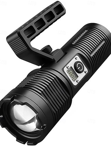  lommelykt oppladbar lommelykt egnet for utendørs fotturer, fjellklatring og utforskning lommelykter med høy lumen oppladbar LED-lommelykt med høy effekt camping arbeidslys
