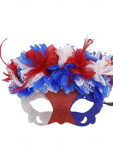  Carnevale 2026 250° anniversario USA Costume di Carnevale Maschera veneziana Cosplay Adulti Per donna Carnevale Semiquincentenario martedì grasso Carnevale Vestirsi