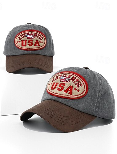  Voor heren Uniseks Hoed ter ere van het 250-jarig jubileum van de Verenigde Staten Baseballpet Zonnehoed Trucker Hoed blauw Wijn Katoen Verstelbaar Vaderlandslievend Vakantie Sport Dagelijks Buiten