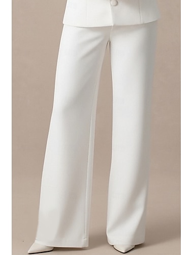  Per donna Pantaloni da abito Vestibilità dritta Affari Ufficio Formale Elegante Semplice