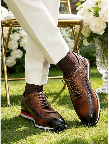  scarpe da ginnastica casual da uomo nere e rosse per matrimoni: design sportivo ed elegante con vestibilità comoda, ideali per gli invitati al matrimonio, matrimoni in spiaggia e celebrazioni informali