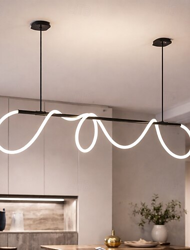  120 cm Jednotný design Lustry Kov Silikonový gel Umělecký styl Moderní styl Stylové Malované povrchové úpravy LED 110-120V 220-240V