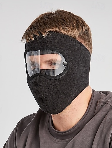  Vintervarme fleece vindtette gig-definisjonsbriller unisex vintervarm maske med ørebeskyttelse heldekkende ansiktsskjermbeskyttelse hodeplagg masker ridemasker vindtett balaklava skimaske