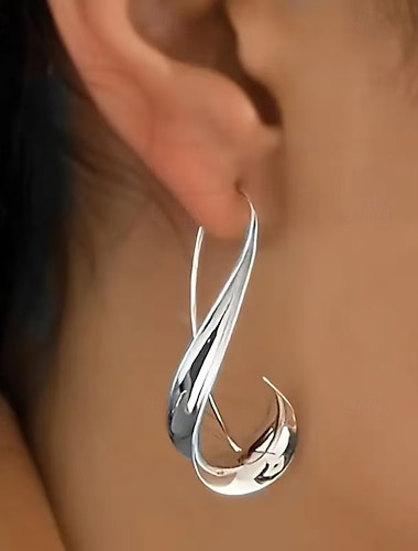  1 Paar Ohrringe For Damen Täglich Straße Legierung Monogramm Mode