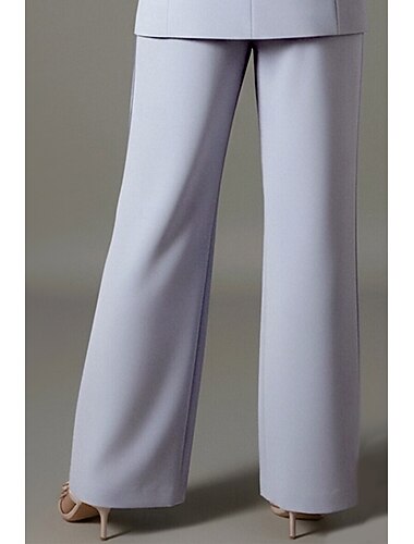  Da donna Pantaloni da abito Vestibilità dritta Formale Ospite di nozze Serata Formale Elegante Formale