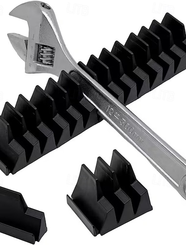  Magnetischer Sechskantschlüssel-Organizer – professioneller modularer Werkzeugkasten aus robustem Polypropylen, vertikaler Werkzeugorganizer mit 23 Fächern, schwarz/rot, Werkzeugaufbewahrung |