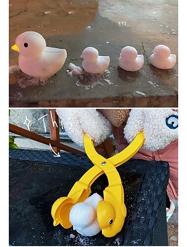  snøballprodusent snølekesett strandsandverktøy