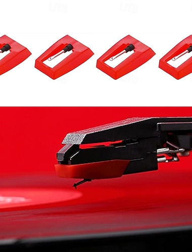  4 stk. platespillernåler universelle erstatningspennnåler erstatningspennnåler for vinylplatespiller