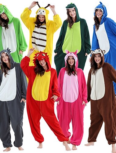  Onesie-kostuum Grappig kostuum Volwassenen Voor heren Dames Kerstmis Carnaval Nieuwjaar Aankleden