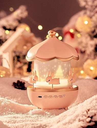  nachtlampje voor kinderen, speelgoed met 15 films &15 witte ruisgeluiden, oplaadbaar 1200mAh nachtlampje voor peuters met 360° rotatie, eenhoorncadeaus met afstandsbediening voor meisjes, speelgoed