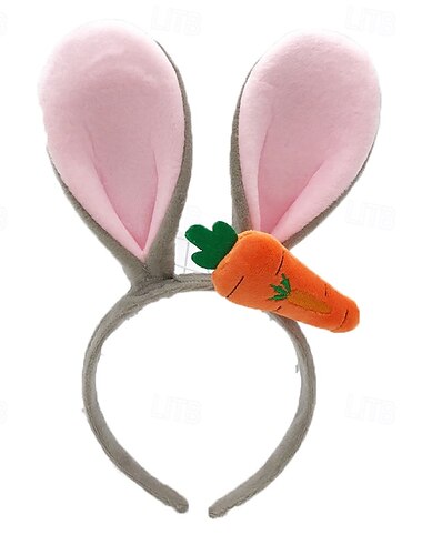  Karneval 2026 Stirnband Kopfbedeckung Hasenoffizier Hasenpolizei roter Fuchs Tierdetektiv Cosplay-Kostüm Erwachsene Unisex Karneval Party Leistung Verkleiden