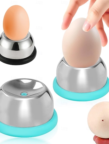  2 Stück Eierstecher mit Edelstahlnadel, Eierlochstanzer, Küchenwerkzeug