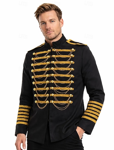  Manteau Prince Aristocrate Rétro Vintage Rococo Victorienne Adultes Homme Carnaval Mascarade Carnaval Mascarade Se déguiser
