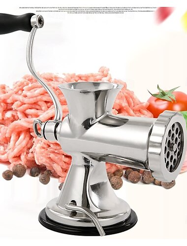  lihamylly manuaalinen kananmylly makkaran täyttölaite kädessä pidettävät laitteet lihamylly käsikampimylly ruostumattomasta teräksestä valmistettu lihamylly kotiruoanlaittoon kaikille lihoille