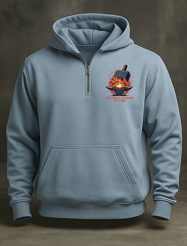  Per uomo Felpa con cappuccio Maglione Felpa con cappuccio e zip corta Rosso bordeaux Blu marino Verde Grigio Azzurro Con Cappuccio Grafico Tasca Casuale Quotidiano Ferie Streetwear Abbigliamento