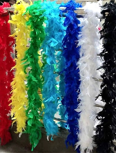  Carnaval 2026 Acessórios de Samba do Carnaval do Rio - Pacote de Plumas de Carnaval em Cores Sortidas para Lembrancinhas Fantasias Mardi Gras Desfiles de Noite de Casamento - Fantasia de Festival
