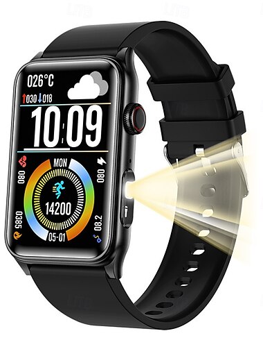  G50 Reloj inteligente 1.57 pulgada Smartwatch Reloj elegante Bluetooth Podómetro Recordatorio de Llamadas Seguimiento del Ejercicio Compatible con Teléfono inteligente Unisexo Larga espera Llamadas