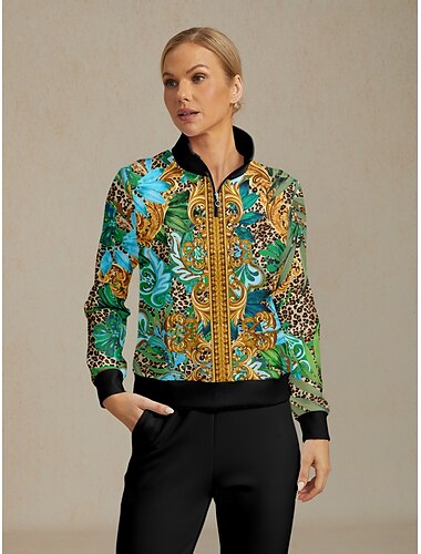  Per donna Felpa da golf Verde Manica Lunga Top Abbigliamento da golf da donna Abbigliamento Abiti Abbigliamento