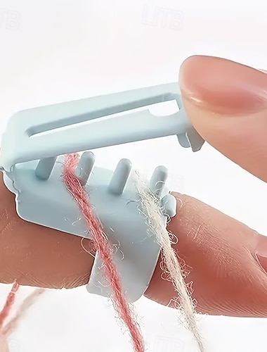  10 anelli guida per filati, strumento per uncinetto e maglia, supporti per filati regolabili per lavori artigianali facili, accessorio essenziale per lavori a maglia e uncinetto.