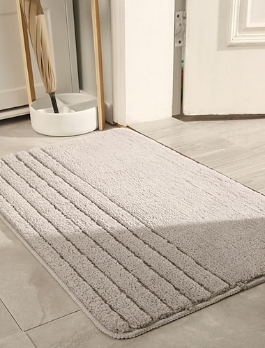  Dicke, hochflorige Eingangsmatte, saugfähig und rutschfest, Türvorleger, Badezimmer-Willkommensmatte, Teppich