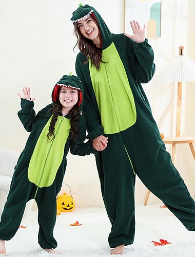  Costume da band di animali Costume di Carnevale 2026 Pigiama Kigurumi Costume di fantasia Costume tutina Fantasia animale Drago Caldo Comodo Con cappuccio Pile Bambini Adulti Per uomo Per donna
