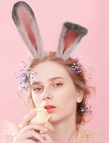  Karneval 2026 Stirnband Kopfbedeckung Hasenoffizier Hasenpolizei Tierdetektiv Erwachsene Unisex Karneval Party Leistung Verkleiden