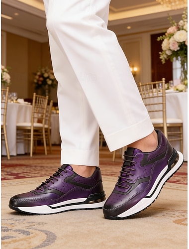  scarpe da ginnastica da uomo in pelle marrone per matrimoni: eleganti, comode e ideali per matrimoni moderni, in giardino o al chiuso