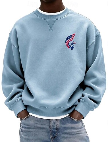  4 de julho de 2026 250º Dia da Memória Moletom com capuz de estampa 3D para homens