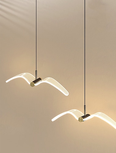  led hanglampen keuken dimbaar acryl verlichting 40cm 1/3/4-licht moderne boerderij foyer hal verlichtingsarmaturen plafond hangende wereldbol boven tafel 110-240v