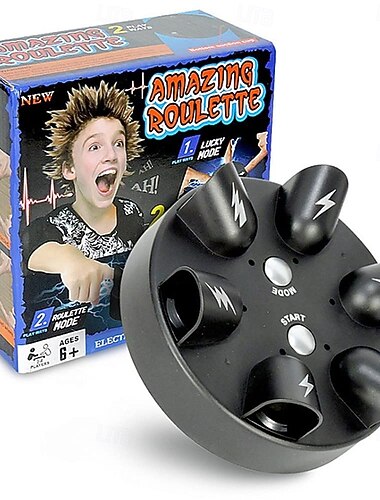  gioco di roulette elettrica, gioco di società, gioco di società interessante, giocattolo, gioco d'azzardo elettrico, micro roulette, poligrafo, gioco di ruolo, giocattolo, regalo per feste,