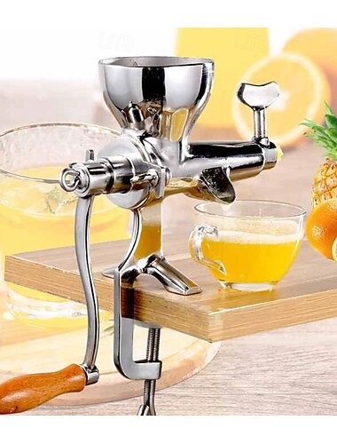  manueller Entsafter, handgerollter Entsafter für Weizenstroh, Ingwer- und Granatapfelsetzlinge