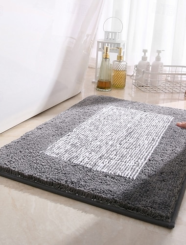  Dicke, saugfähige und rutschfeste Badematte für Badezimmer, Toilette, Eingangsbereich, Schlafzimmer und Türbereich