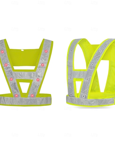  trafikksikkerhetsvest led refleksvest refleksvest med høy synlighet sykling konstruksjon sanitær sikkerhetsvest