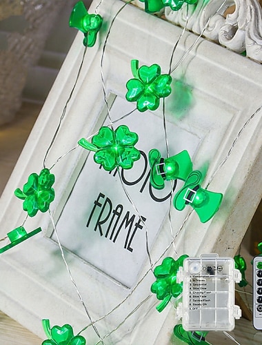  5m Lichterketten 50 LEDs 1 Set Grün Kupferdrahtlichter Kreative Lichterketten Innenbereich USB USB-betrieben Batteriebetrieben